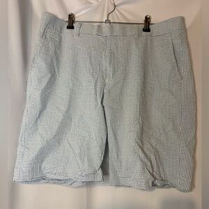 Greg Norman Men's Blue Checkered Shorts size 34